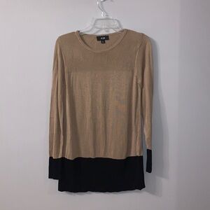 Long sleeve sweater AGB brown and black M